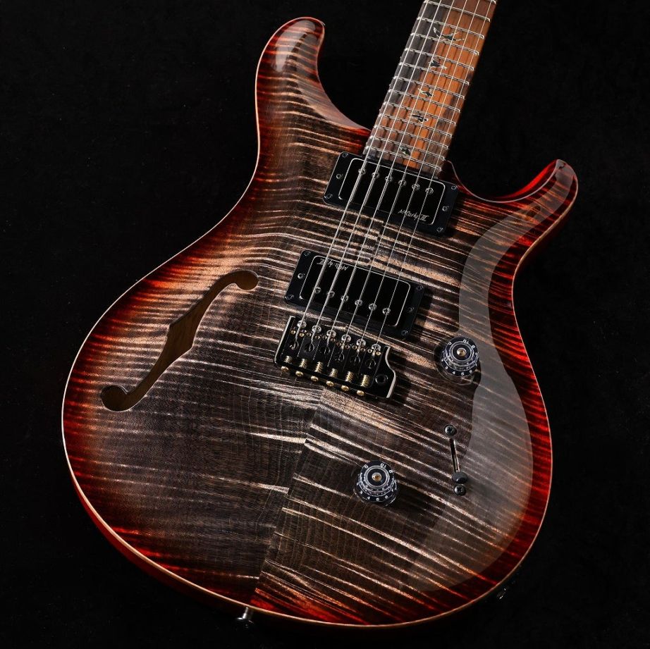 Paul Reed Smith (PRS) / 2026 Wood Library Custom 24 Semi-Hollow Charcoal Cherry Burst(3.05kg)【S/N:26 0421118】