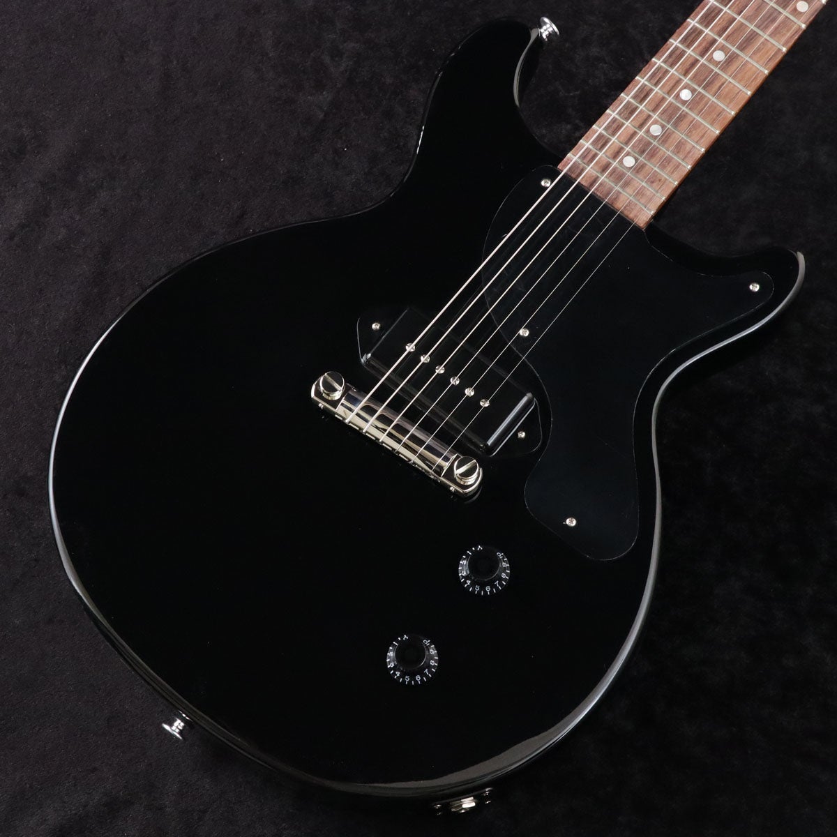 ジャンク品：レスポールスタイルのエレキギター2本 Gibson / Les Paul Junior Double Cutaway Ebony【2.98kg】 【御茶ノ水
