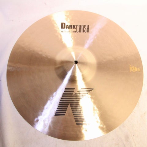 ZILDJIAN / K.Zildjian DARK CRASH THIN 18インチ 1272g Kジルジャン クラッシュシンバル 【池袋店】