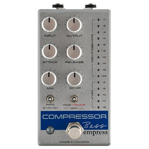 Empress Effects / Bass Compressor Silver Compressor for Bass
