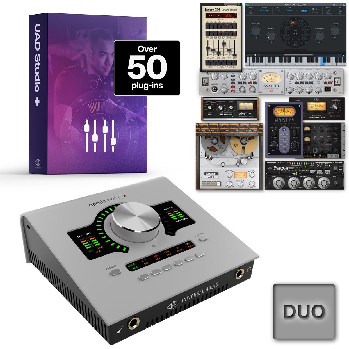 【完動品】UAD Apollo Twin duo オーディオインターフェイス Universal Audio ユニバーサルオーディオ / Apollo Twin X DUO | Gen 2