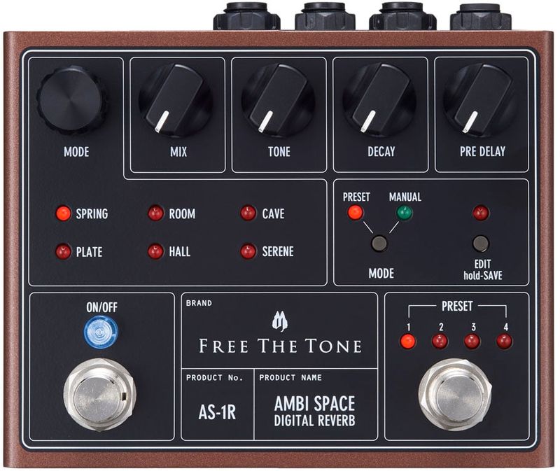 値下げFREE THE TONE AS-1R デジタルリバーブ Free The Tone / AMBI SPACE AS-1R DIGITAL REVERB リバーブ フリーザ