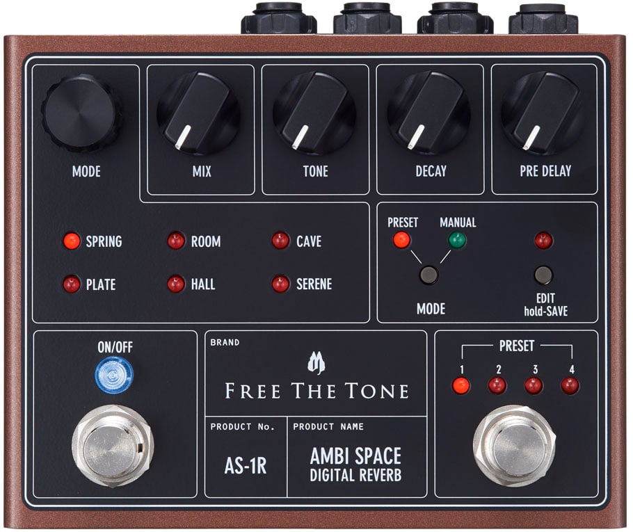 FREE THE TONE AS-R デジタルリバーブ Free The Tone / AMBI SPACE AS-1R DIGITAL REVERB リバーブ フリーザ