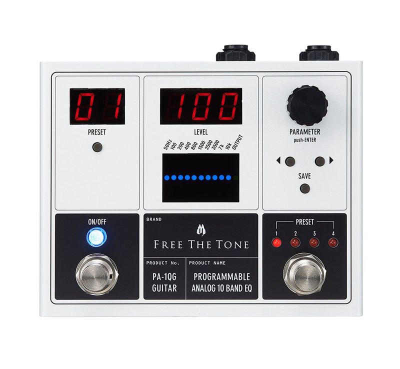 Free The Tone / PA-1QG PROGRAMMABLE ANALOG 10 BAND EQ ギター用