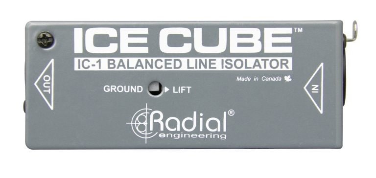 Radial IceCube インラインアイソレーター Radial / Ice Cube IC-1 Line Isolator バランスラインアイソレーター
