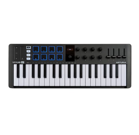 Arturia アートリア / MiniLab 37 BK ベロシティ対応37keyスリム鍵盤 MIDIコントローラー