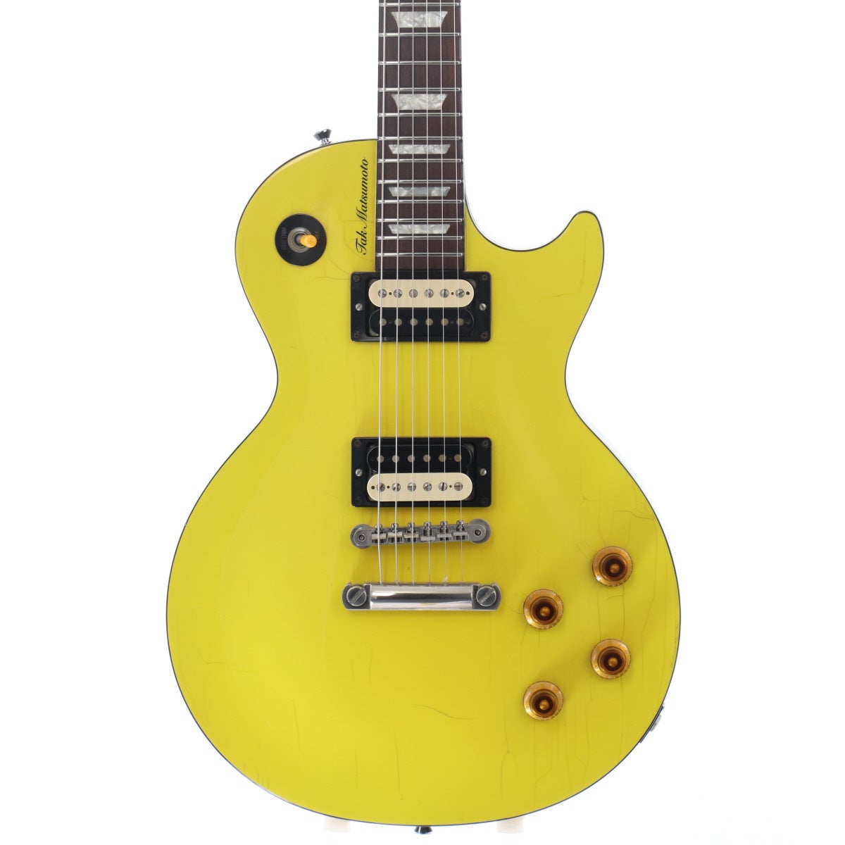 中古】Gibson USA / Tak Matsumoto Les Paul Canary Yellow 【福岡店