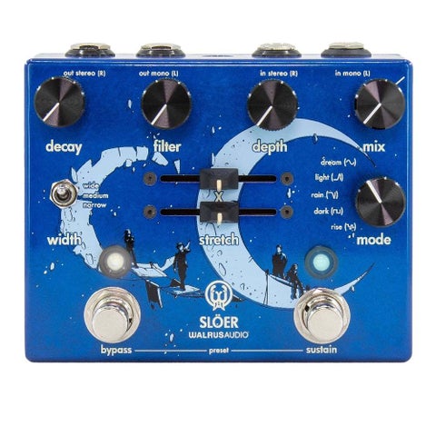Walrus Audio / Sloer Stereo Ambient Reverb Blue ステレオ・マルチ・テキスチャー・リバーブ【渋谷店】