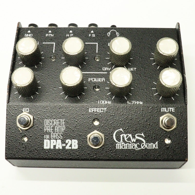 Crews DPA-2B ディスクリートプリアンプ(付属電源アダプター付き) 中古】CREWS MANIAC SOUND / DPA2B 【心斎橋店】【値下げ