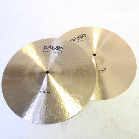 【中古】PAISTE / FORMULA602 Modern Essentials Hihat 15インチ 1052/1366 パイステ ハイハットシンバル  【池袋店】