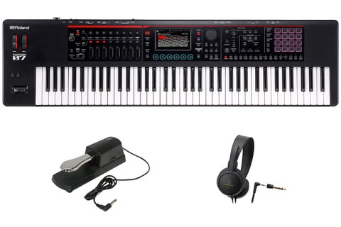 Roland ローランド / FANTOM-07 [ペダル＆ヘッドホンセット！] 76鍵盤 多用途シンセサイザー