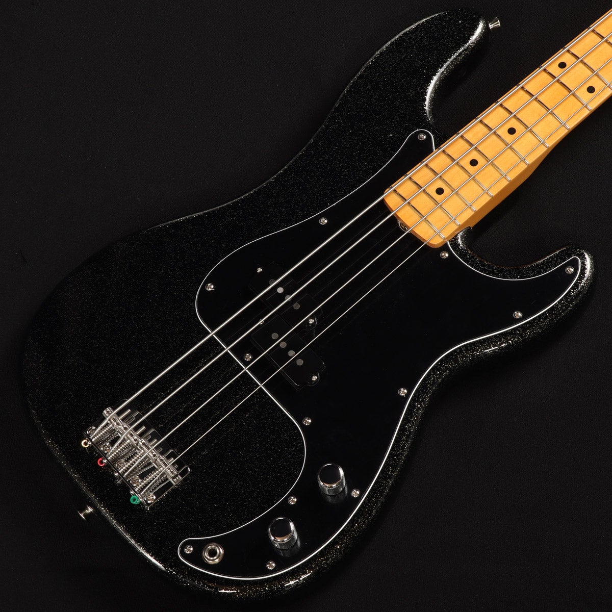 Fender / J Precision Bass Maple Fingerboard Black Gold ≪S/N