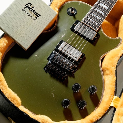 Gibson Custom / Les Paul Axcess Custom Floyd Heavy Aged Olive Drab