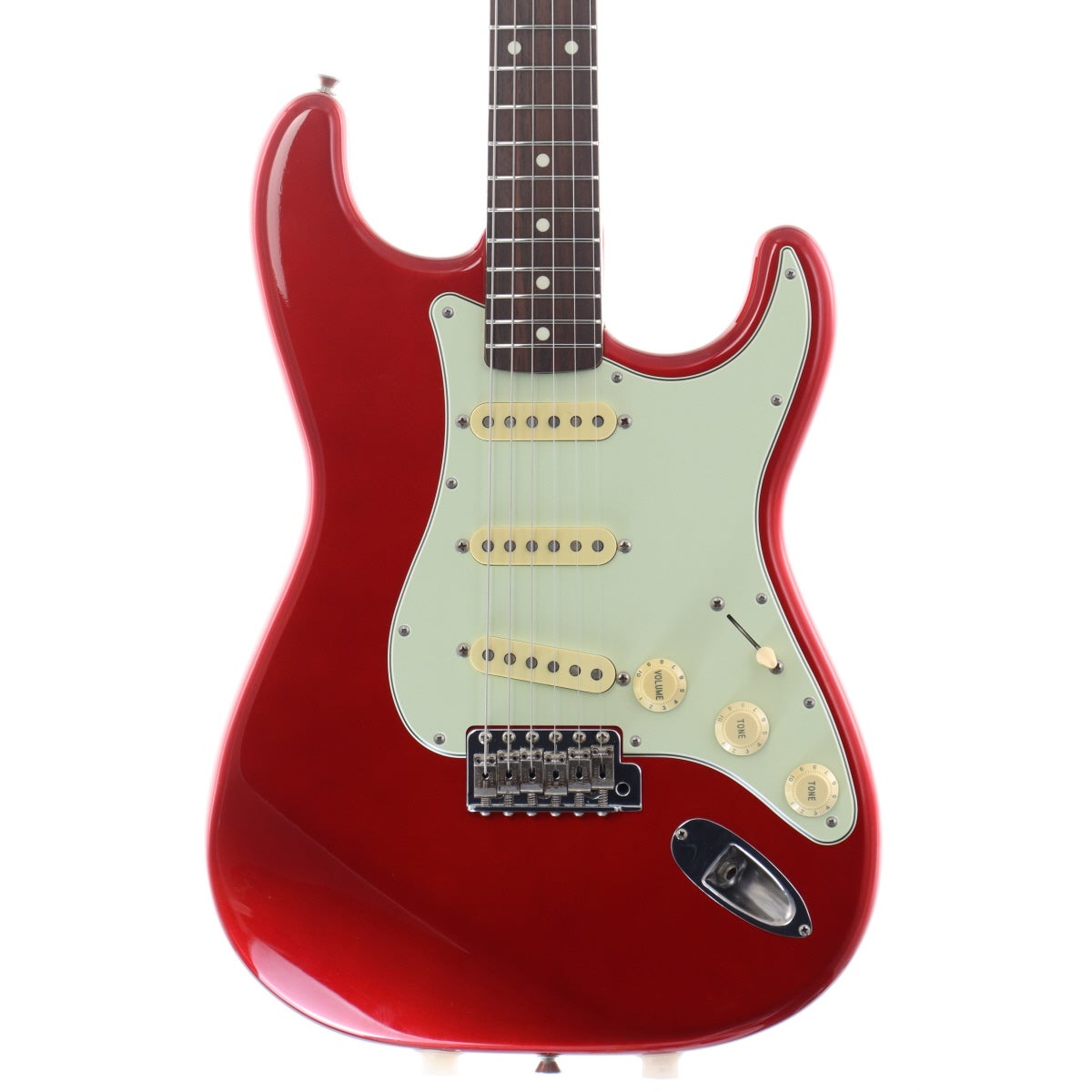 【新品弦張替済】Fender Japan ストラト キャディーアップルレッド 中古】Fender Japan / Stratocaster ST62-70TX Candy Apple Red