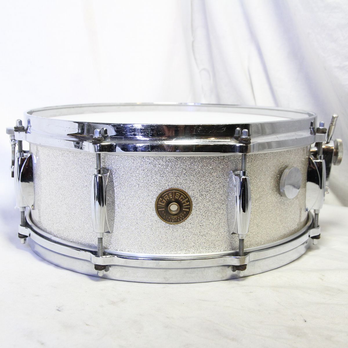 中古】GRETSCH / 60s #4157 Name Band 14x5.5 Silver Sparkle 60年代