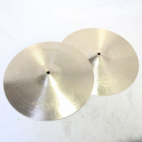 中古】OMETE CYMBALS / Shimmer Series Hihat 1012/1208 14インチ