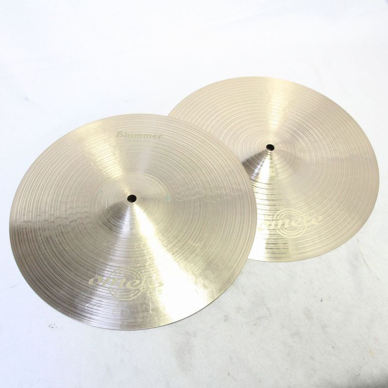 中古】OMETE CYMBALS / Shimmer Series Hihat 1012/1208 14インチ