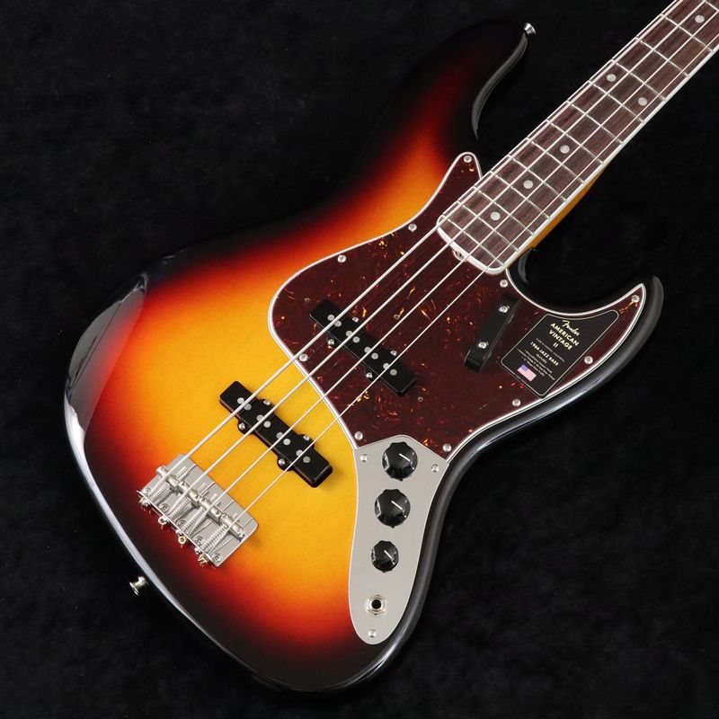 Fender / American Vintage II 1966 Jazz Bass 3-Color Sunburst 【4.33kg】【アウトレット特価】 【御茶ノ水本店】