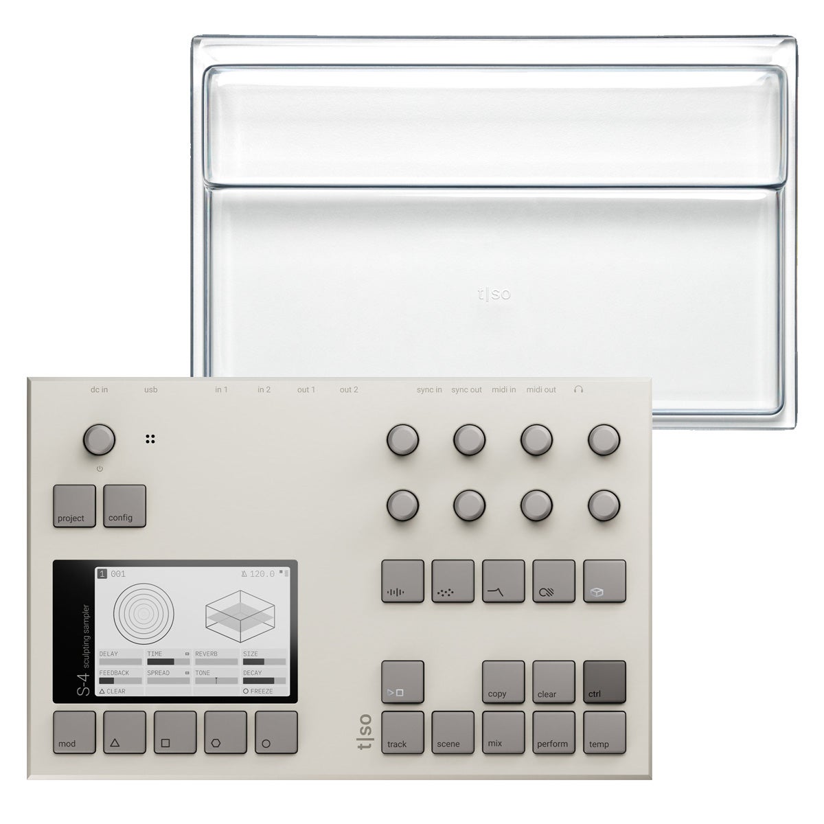 Torso Electronics S-4 White Sculpting Sampler 【保護カバーセット