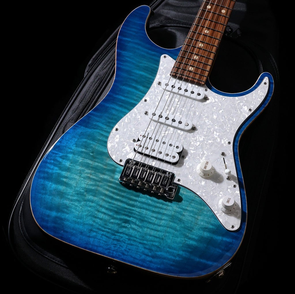 中古】Suhr / JE Line Standard Plus MH Bahama Blue Burst Roasted