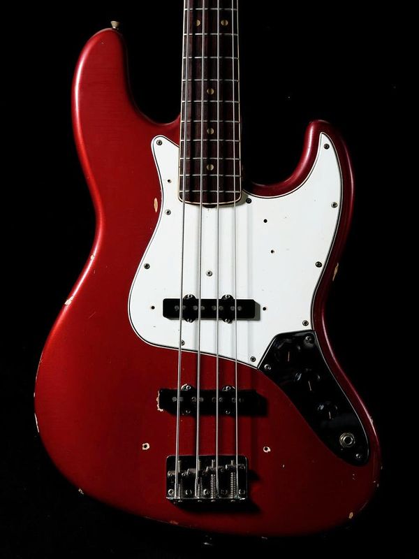 【Vintage】FENDER / 1965 JB Candy Apple Red Matching Head Bound Dot 【渋谷店】