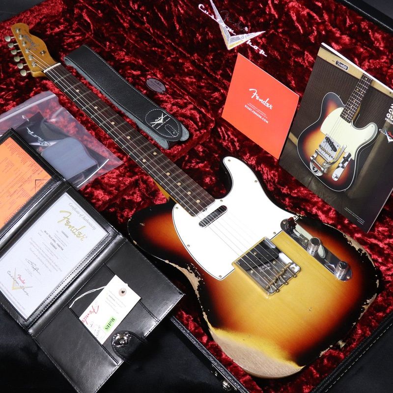 Fender Custom Shop / 1961 Telecaster Heavy Relic Faded Aged Bleached 3-Color Sunburst 【梅田店】