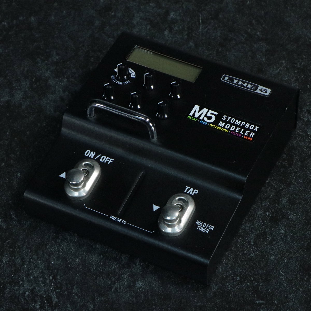 LINE6 M5 STOMP BOX【動作確認済み】マルチストンプ エフェクター 中古】Line6 / M5 Stompbox Modeler マルチエフェクター フロアタイプ