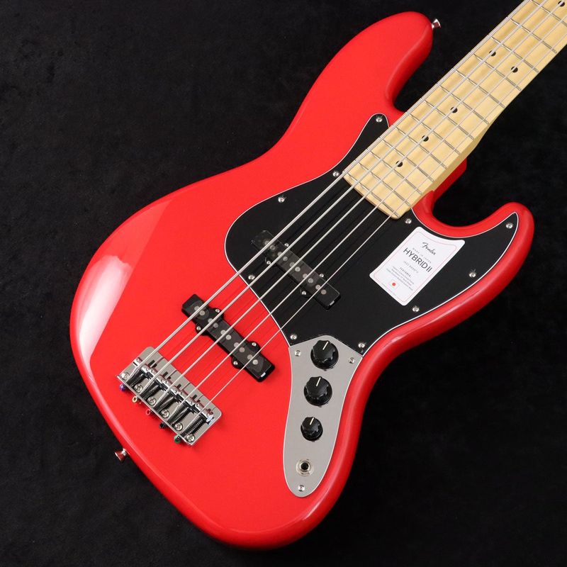 Fender / MIJ Hybrid II Jazz Bass V Modena Red 【4.21kg】 【御茶ノ水本店】