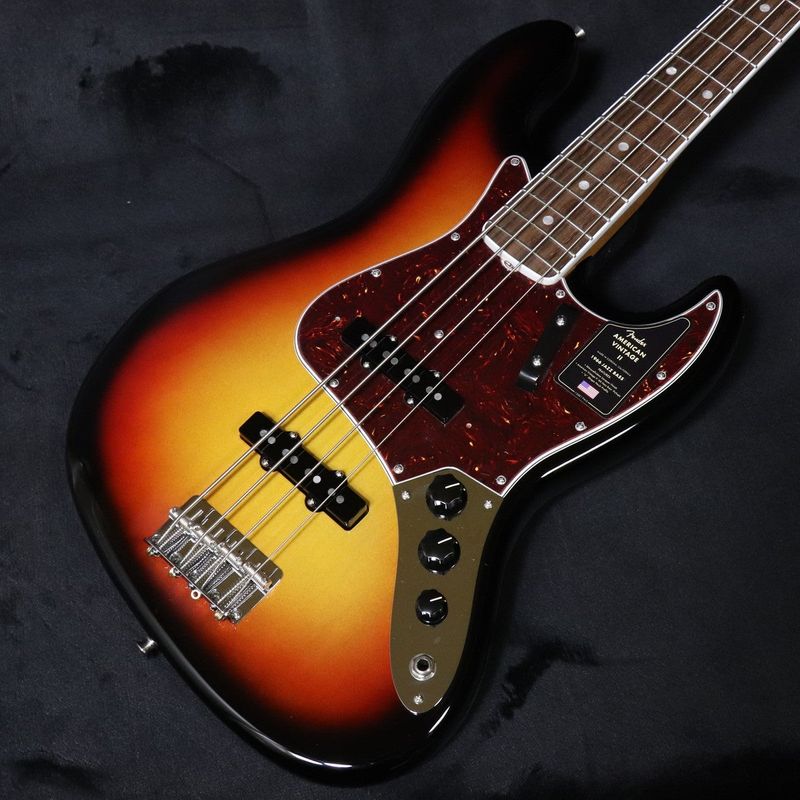 Fender USA / American Vintage II 1966 Jazz Bass Rosewood Fingerboard 3-Color Sunburst 【店頭展示クリアランスセール】【梅田店】