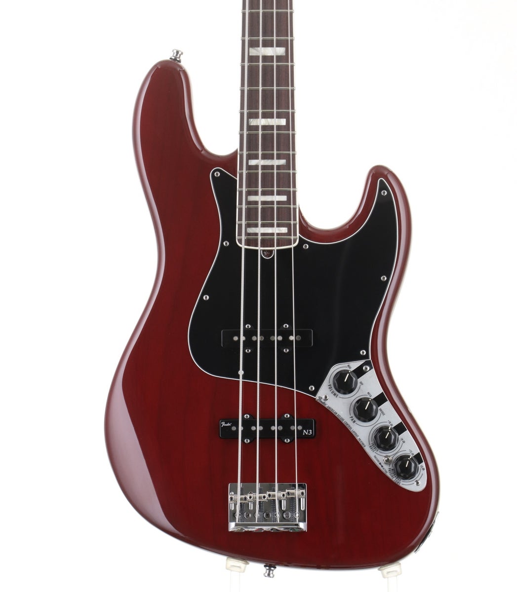 中古】Fender USA / American Deluxe Jazz Bass N3 Ash Wine