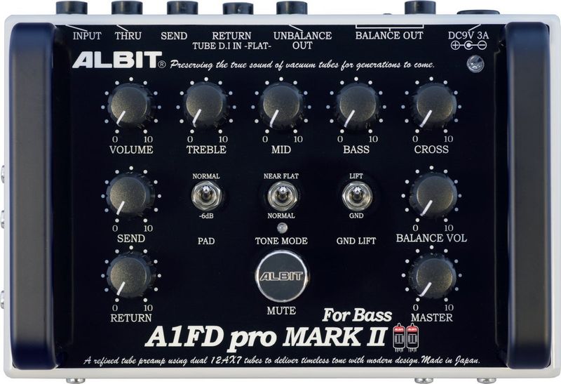 在庫有り》【新製品】[ベース用プリアンプ] ALBIT / A1FD pro MARK II
