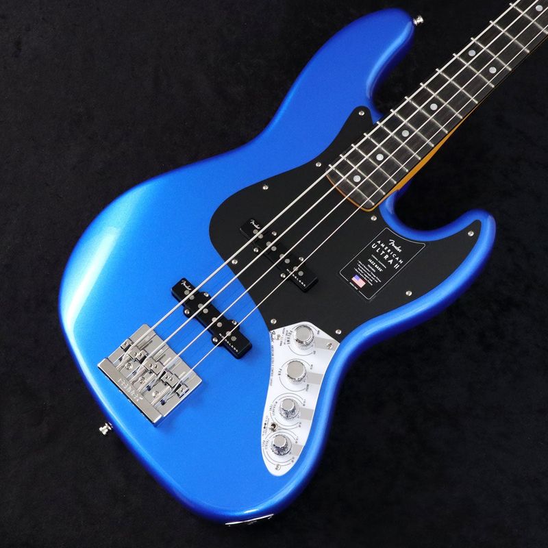 Fender / American Ultra II Jazz Bass Ebony Noble Blue 【4.21kg 】 【アウトレット特価】【御茶ノ水本店】