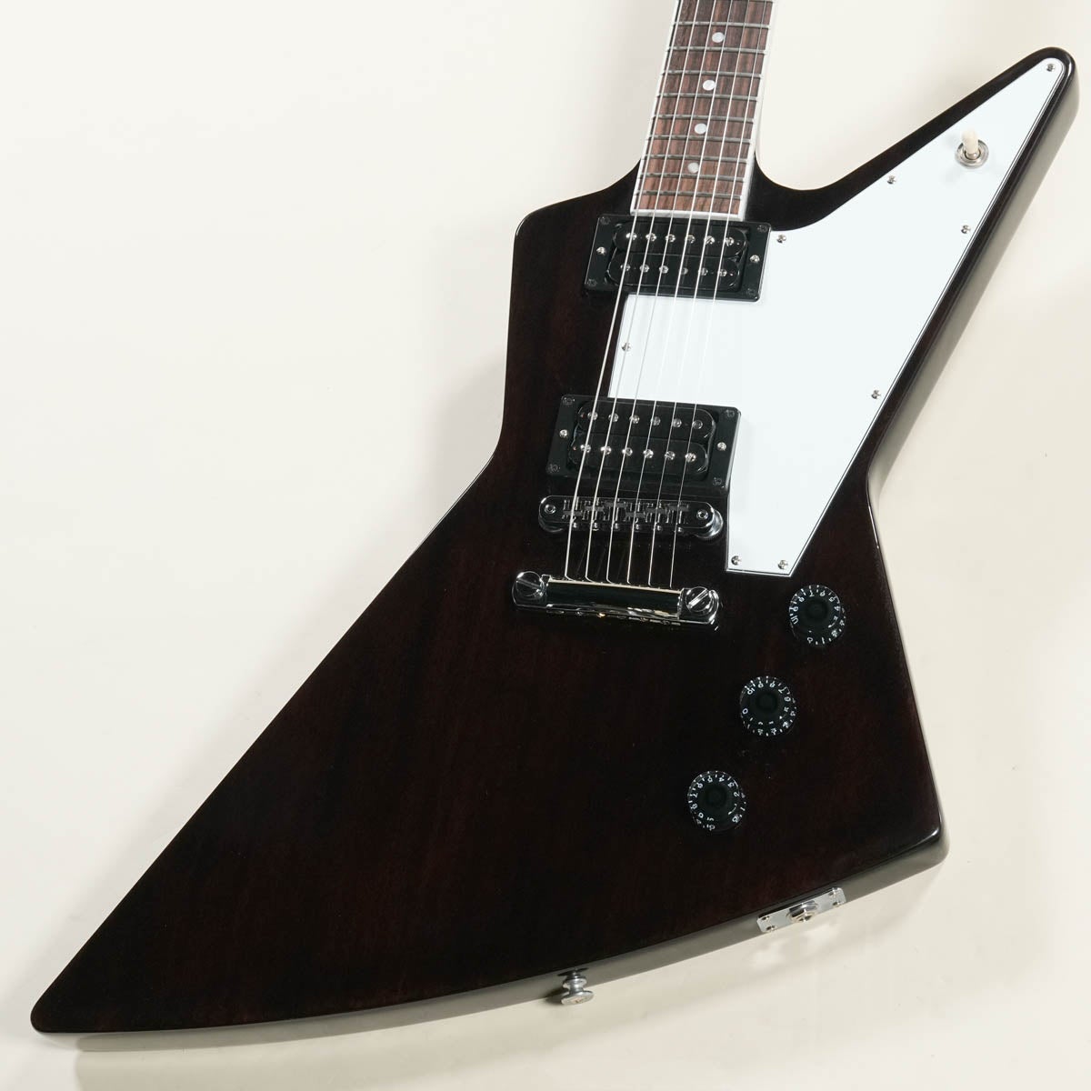 希少2客 昭和レトロ スペースエイジ 回転 アルミベース 70s ヴィンテージ Gibson USA / 70s Explorer Dark Walnut【2NDアウトレット】【渋谷店