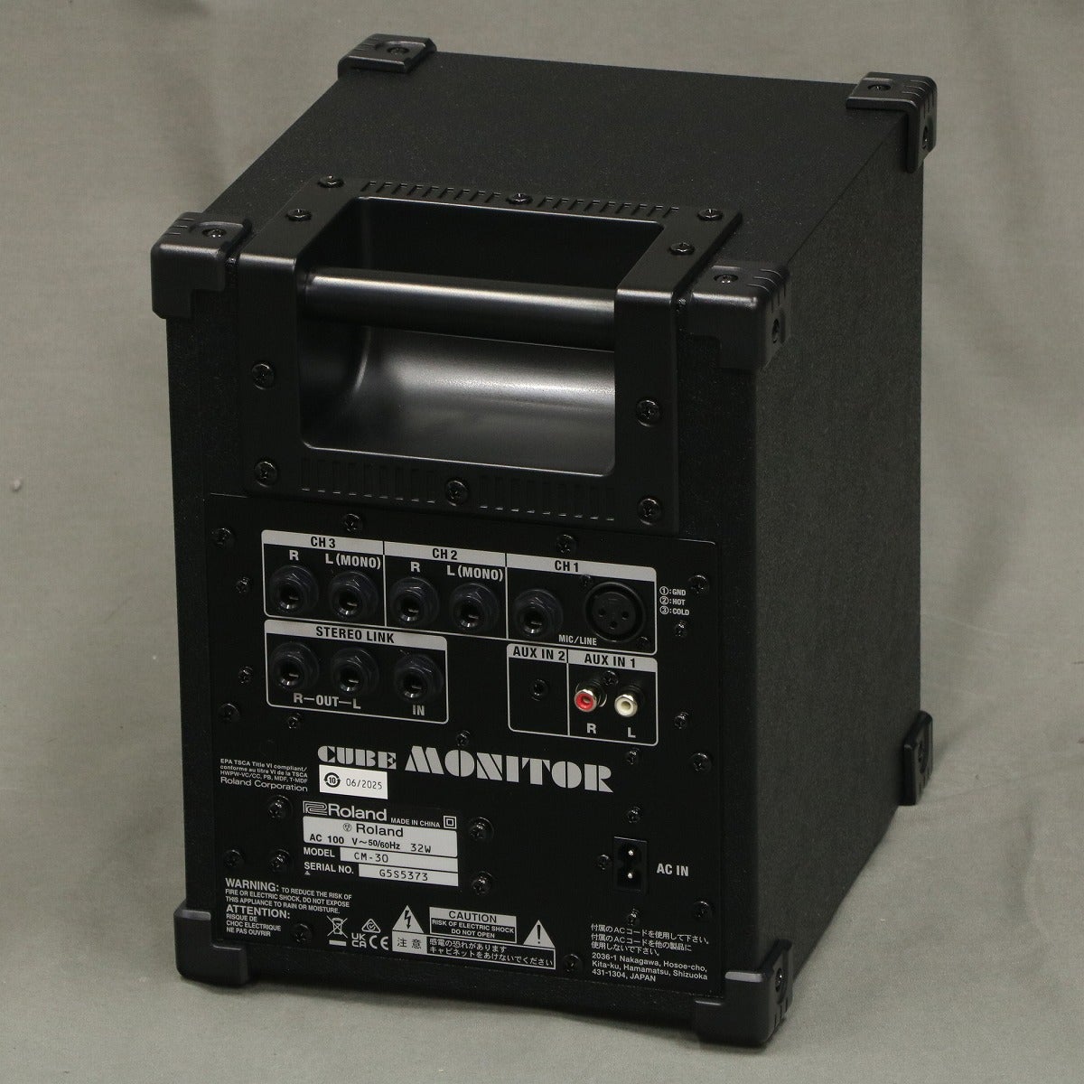 Roland CM-30 本体 中古 美品 箱無し ケーブル付き。 中古】 ROLAND / CM-30 【御茶ノ水本店】 | スタジオモニター