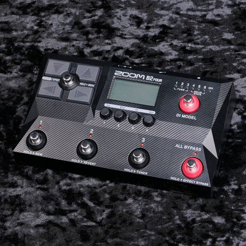 【中古】ZOOM B2 FOUR ベースエフェクター 中古】ZOOM / B2 FOUR 【新宿店】 | マルチエフェクター | イシバシ楽器