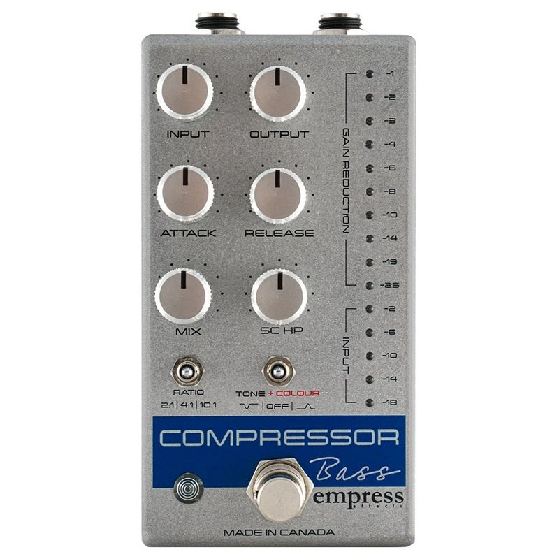 Empress Effects / Bass Compressor Silver Compressor for Bass