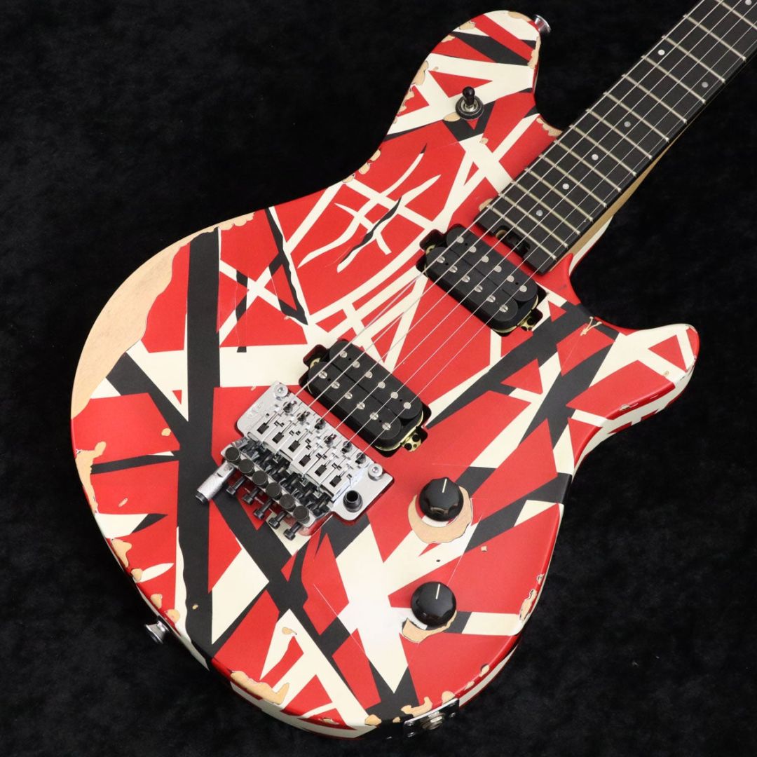 EVH / Limited Edition Wolfgang Special Striped Series Ebony FB Red