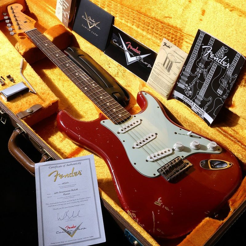 中古】FENDER CUSTOM SHOP / 1960 Stratocaster Relic Dakota Red