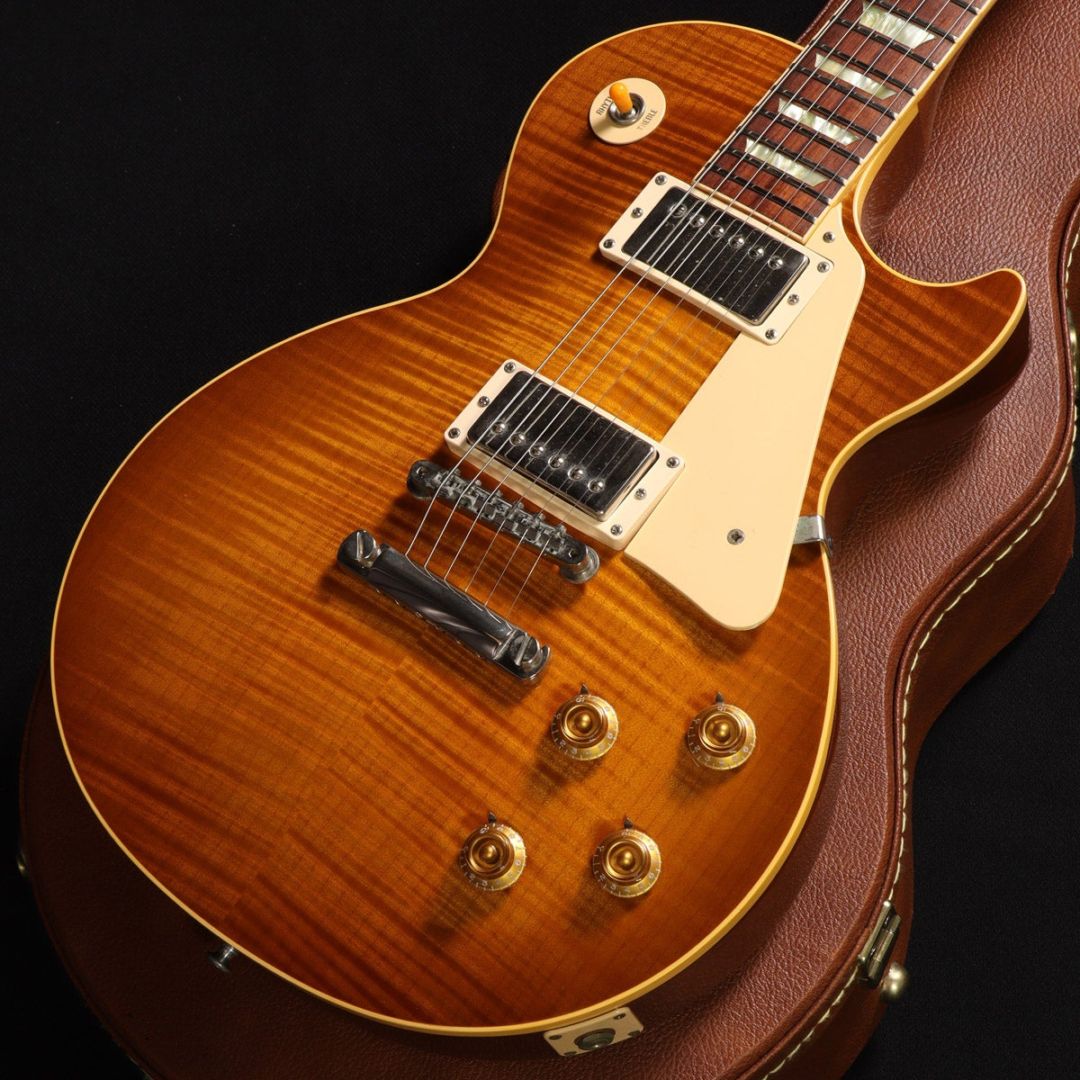 【値段最終値・超美品】レスポールとBoss OD-3 Over Drive 中古】Gibson USA / Les Paul Classic Premium Plus Honey Burst
