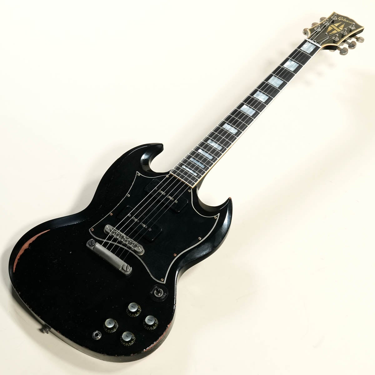 Gibson Custom / Limited Edition Murphy Lab SG Custom w/Batwing P-90 Heavy Aged Ebony 【시부야점】《장기 매장 전시품 자잘한 흠집 아울렛 특가》《시부야점 세일》 사진 2