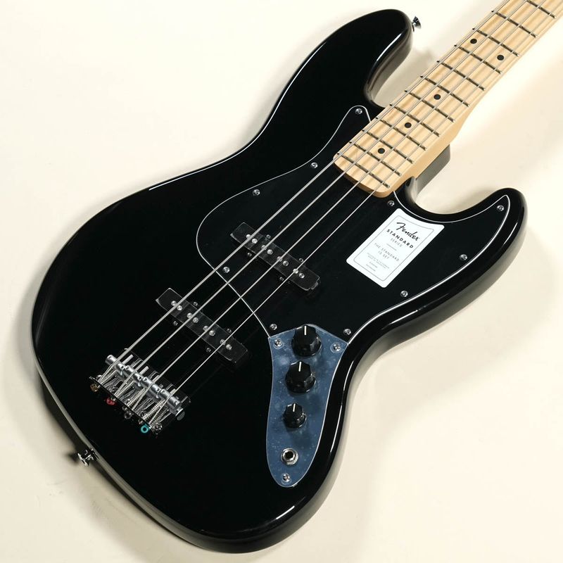 Fender / Standard Jazz Bass Maple Fingerboard Black Pickguard