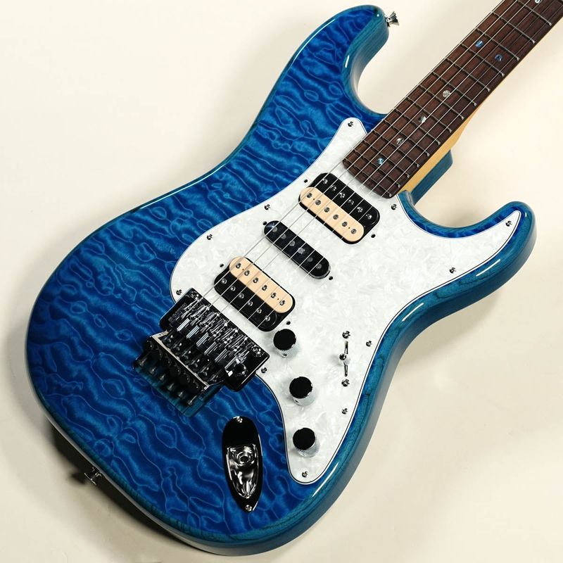 Fender / Michiya Haruhata Stratocaster Caribbean Blue Trans【B級