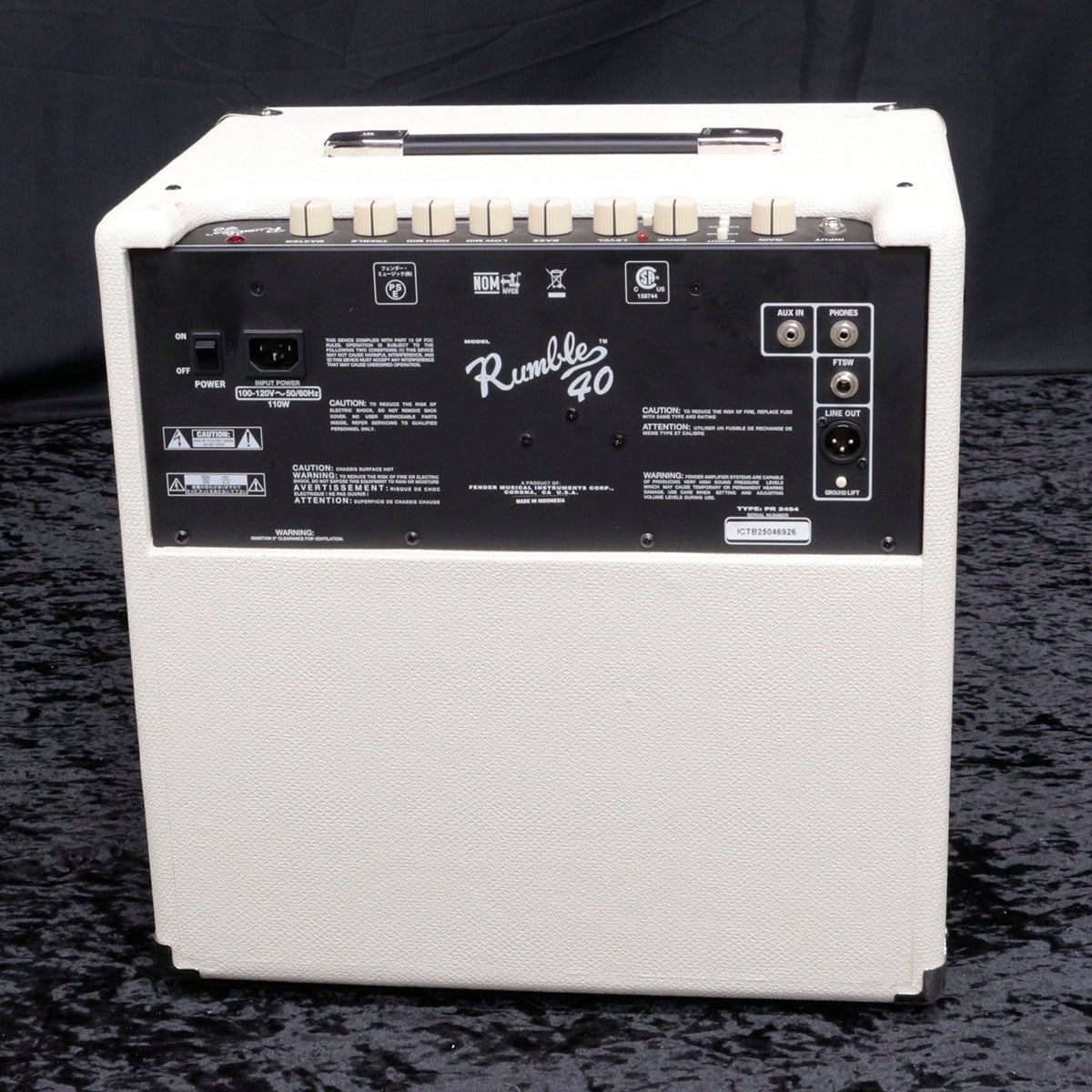 中古】FENDER / Factory Special Run RUMBLE 40 V3 Ivory 【新宿店
