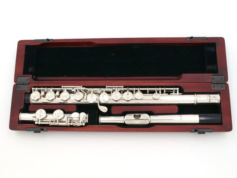 中古】PEARL / フルート PF-525E リッププレート銀製 限定品 【横浜店