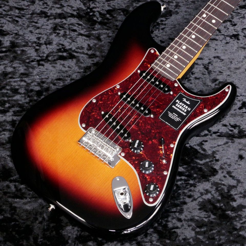 ストラトキャスター ネック 黒蝶貝インレイ fenderタイプ Fender / Limited Edition Player II Stratocaster Rosewood