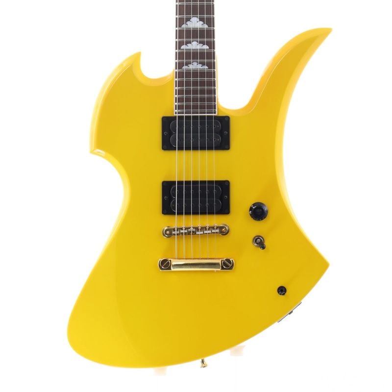 Burny MG-85X hideモデル エレキギター 音出し確認済み 中古】FERNANDES/BURNY / MG-85X hide Model Yellow 【福岡店】 | 変形
