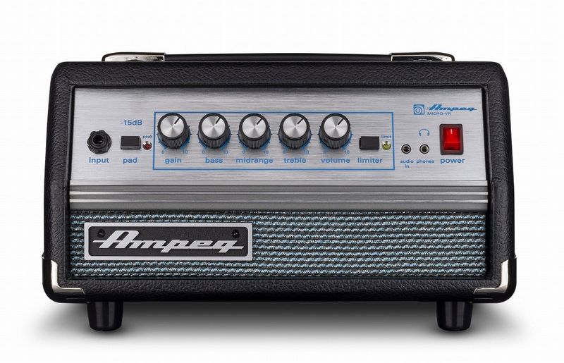 【未展示在庫】 Ampeg / MICRO-VR HEAD Microシリーズ  200W 200ワット ［重量：4.5kg］ソリッドステート ベースアンプヘッド アンペグ