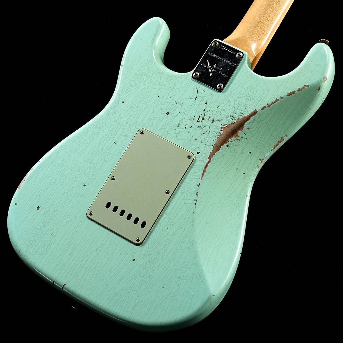 Fender Custom Shop / Limited Edition 1960 Stratocaster Relic Matching Headstock Aged Surf Green 사진 2