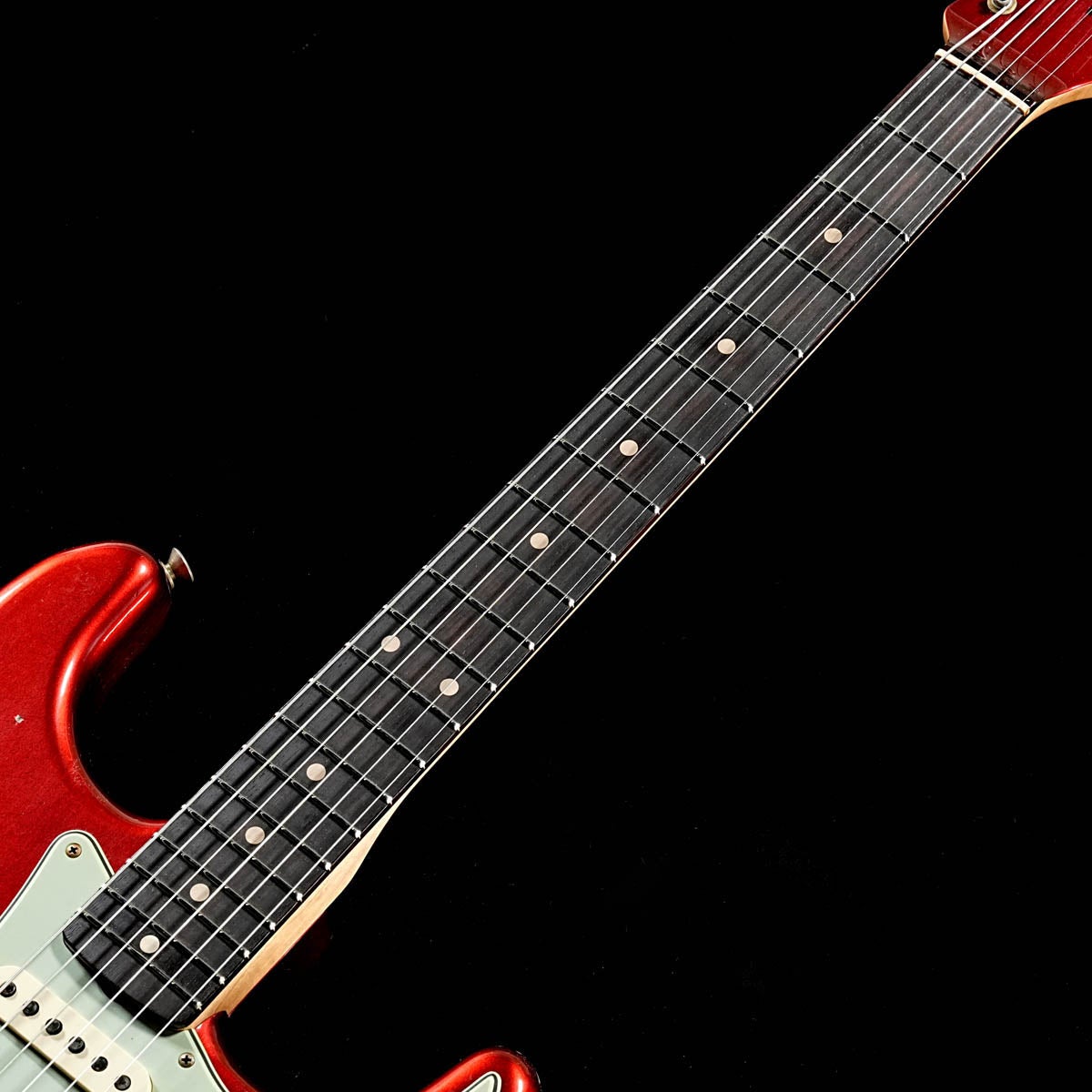 Fender Custom Shop / Limited Edition 1960 Stratocaster Relic Matching Headstock Aged Candy Apple Red 사진 4