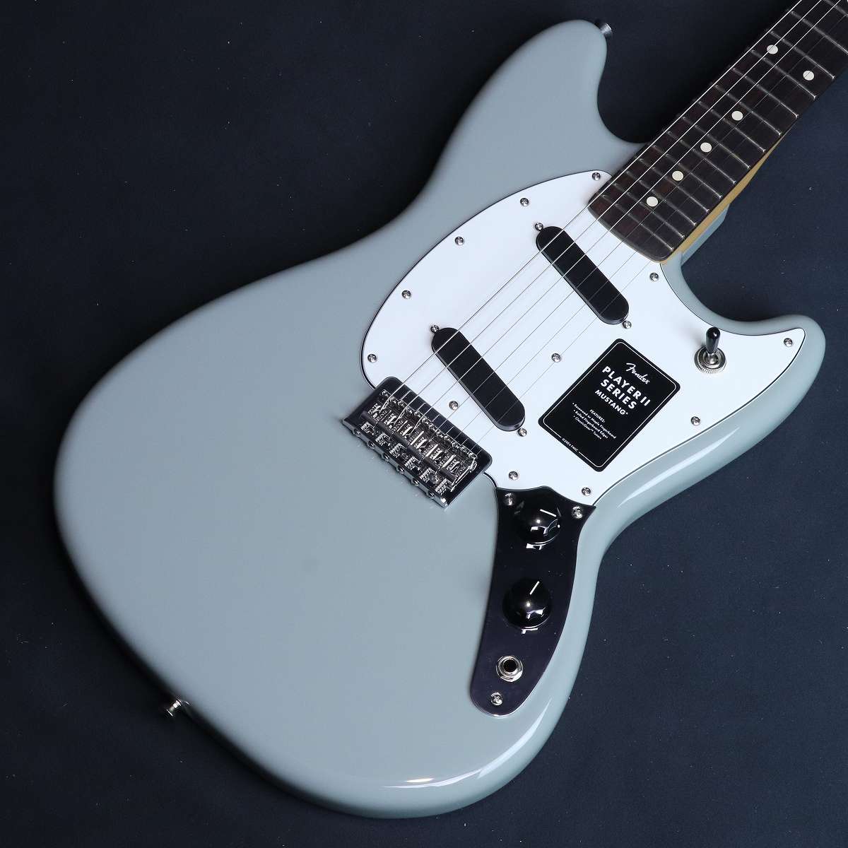 mustang fender mexico 変色したシルバーエレキギター Fender / Player II Mustang Rosewood Fingerboard Cactus Gray 【横浜